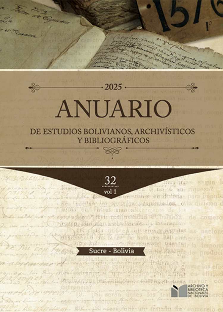 imagen del post ANUARIO DE ESTUDIOS BOLIVIANOS, ARCHIVISTICOS Y BIBLIOGRÁFICOS 2025 Vol. 2