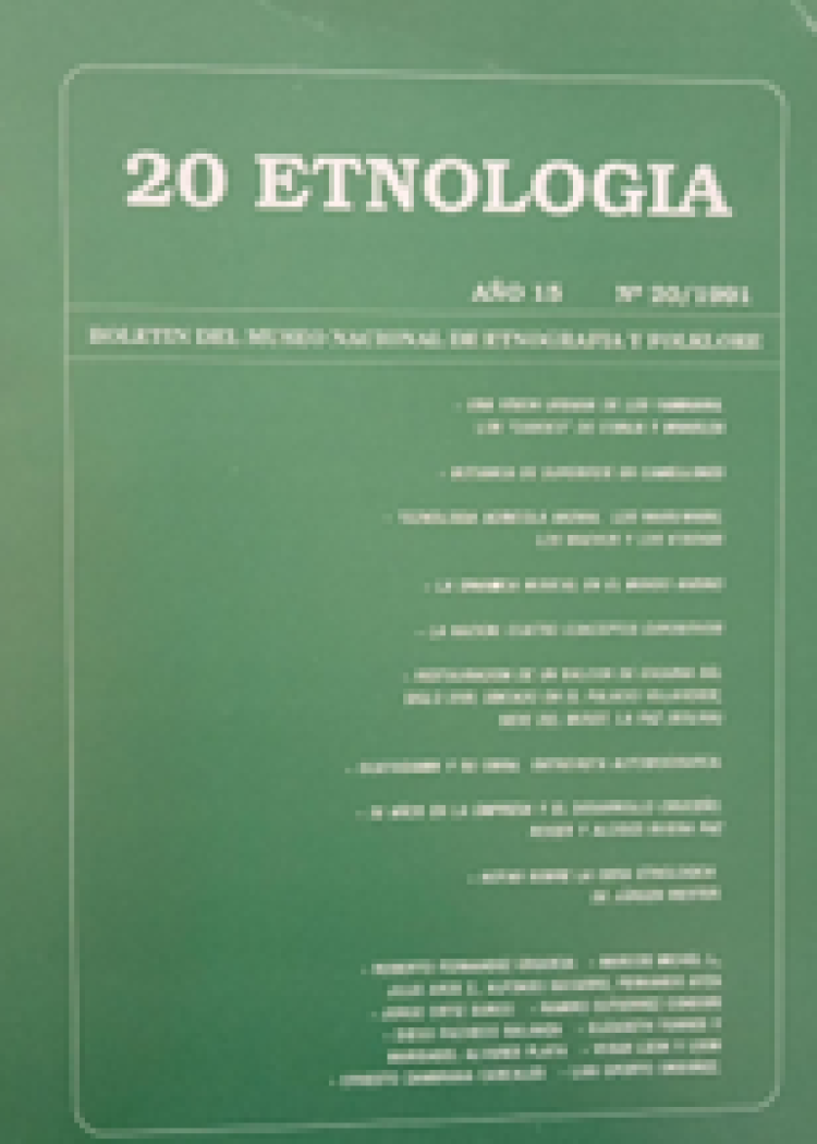 imagen del post ETNOLOGIA BOLETIN MUSEF N 20.