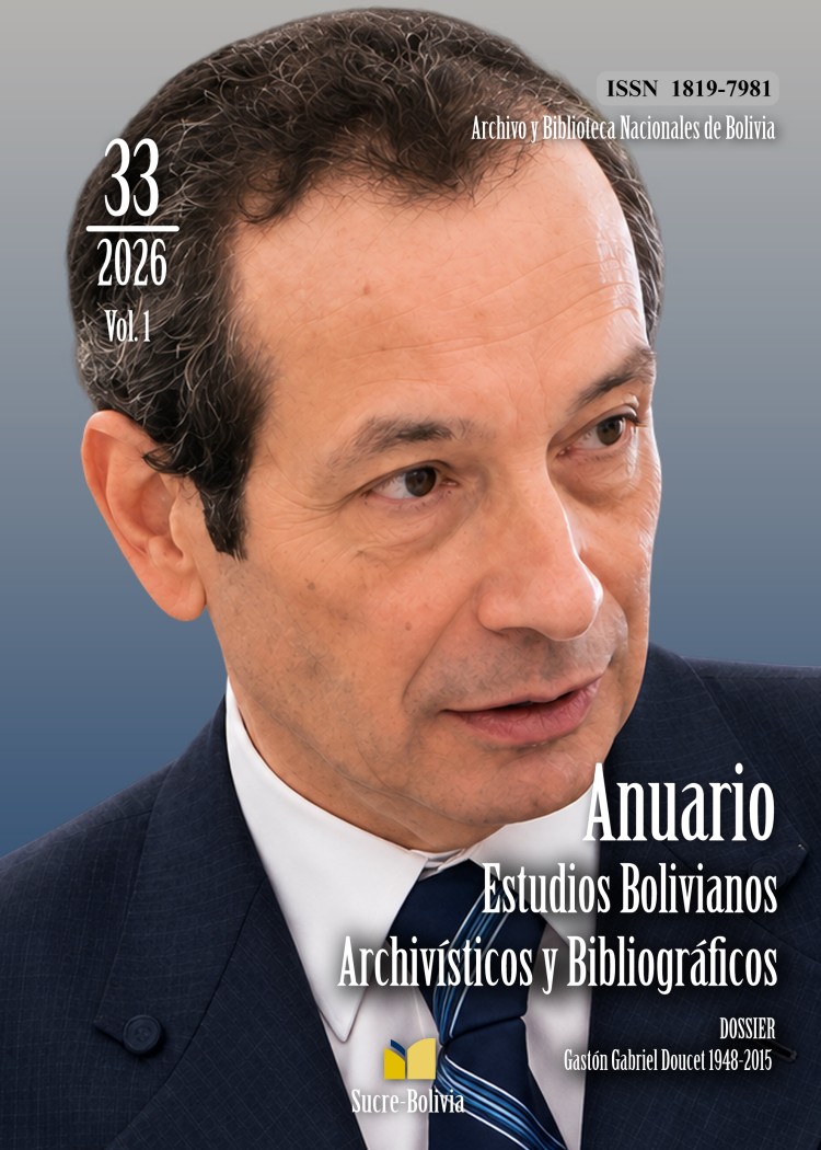imagen del post ANUARIO DE ESTUDIOS BOLIVIANOS ARCHIVÍSTICOS Y BIBLIOGRÁFICOS 2026 VOL. 1