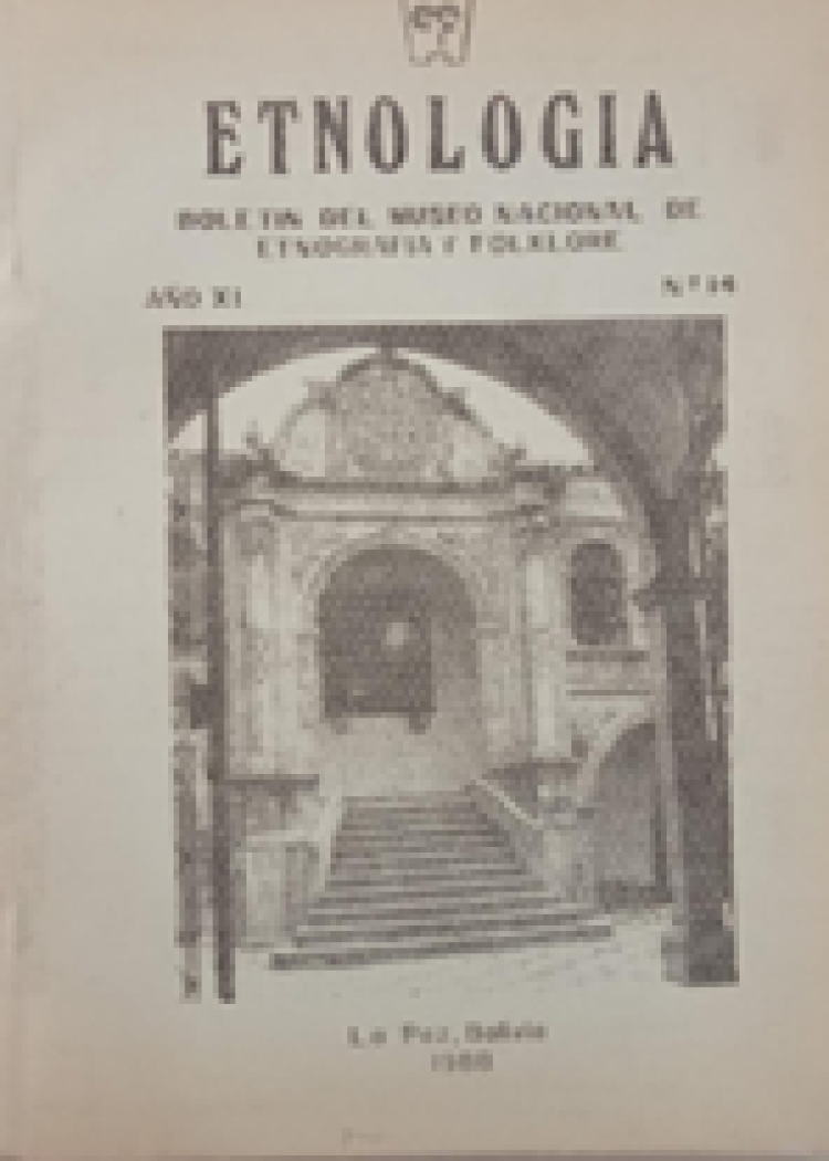 imagen del post ETNOLOGIA BOLETIN MUSEF N 14.