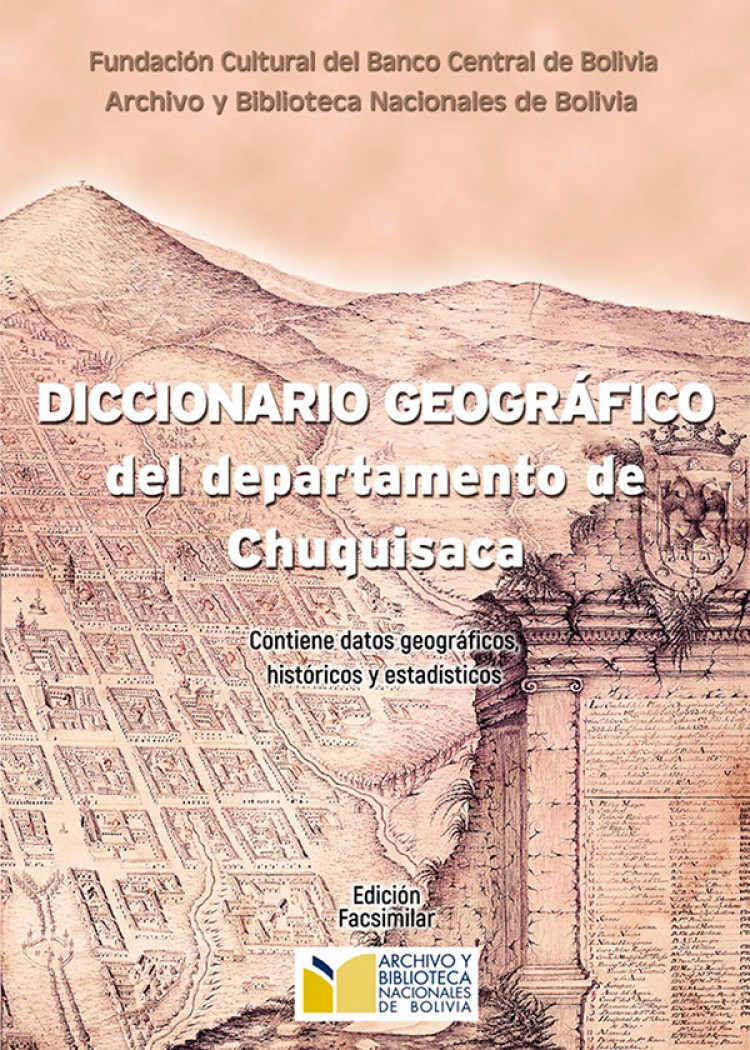 imagen del post DICCIONARIO GEOGRÁFICO DEL DEPARTAMENTO DE CHUQUISACA